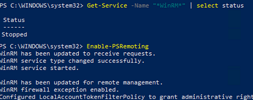 enable psremoting (winrm) on a workgroup computer