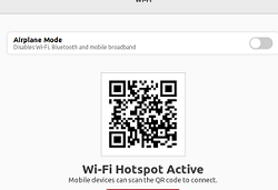 generate wi-fi qr code on linux