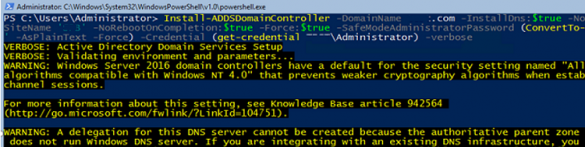 Install-ADDSDomainController install additional active directory domain controller on windows server core