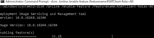 install RSATClient-Roles-AD-DS-SnapIns features