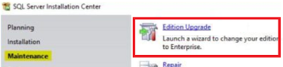 Microsoft SQL Server Edition Upgrade