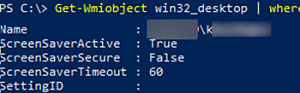 PowerShell: check screensaver settings
