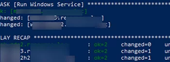 ansible: run service on windows