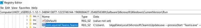 com.squirrel.Teams.Teams registry key - autostart option