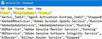 csv file format with delimeter