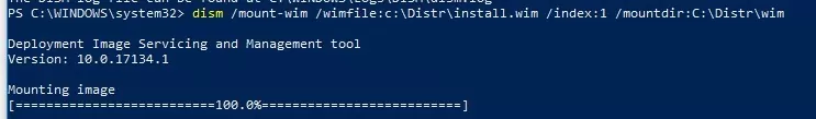 dism mount install.wim image