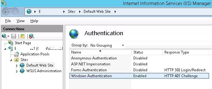 IIS - Windows Authentication 