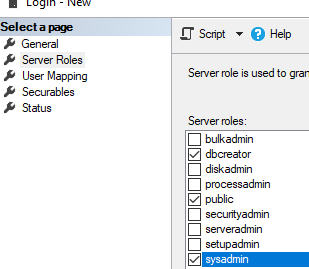 RDCB SQL database permissions