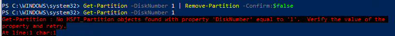 Remove-Partition 
